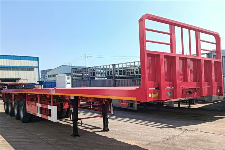 TITAN 4 Axle Shipping Container Flatbed Trailer For Sale In Lagos - Container transporter/ Swap body semi-trailer: picture 2 TITAN 4 Axle Shipping Container Flatbed Trailer For Sale In Lagos - Container transporter/ Swap body semi-trailer: picture 2