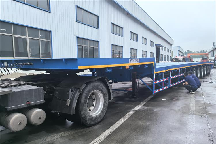 TITAN 6 Axle 54m Telescopic Flatbed Trailer for Sale In Angola - Dropside/ Flatbed semi-trailer: picture 1 TITAN 6 Axle 54m Telescopic Flatbed Trailer for Sale In Angola - Dropside/ Flatbed semi-trailer: picture 1