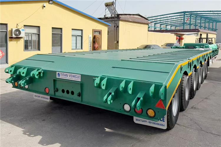 TITAN 6 Axle 80 Ton Low Loader Semi Trailer for Sale In Zambia - Low loader semi-trailer: picture 3 TITAN 6 Axle 80 Ton Low Loader Semi Trailer for Sale In Zambia - Low loader semi-trailer: picture 3