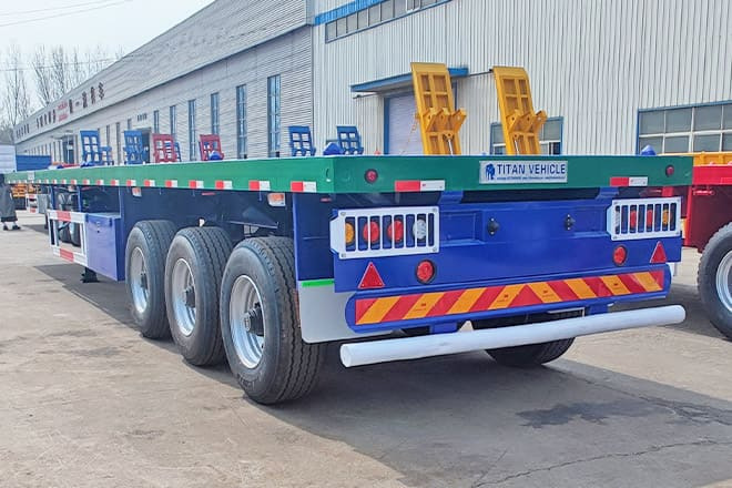 TITAN Flatbed Trailers for Semi Trucks Sizes for Sale in Guinea - Dropside/ Flatbed semi-trailer: picture 1 TITAN Flatbed Trailers for Semi Trucks Sizes for Sale in Guinea - Dropside/ Flatbed semi-trailer: picture 1