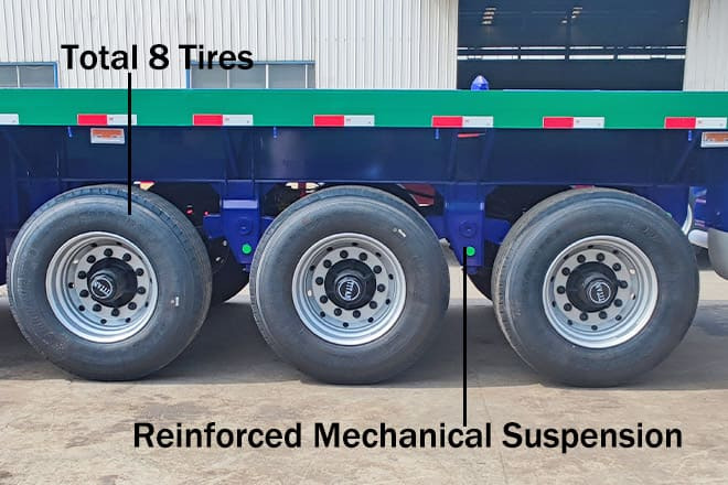 TITAN Flatbed Trailers for Semi Trucks Sizes for Sale in Guinea - Dropside/ Flatbed semi-trailer: picture 4 TITAN Flatbed Trailers for Semi Trucks Sizes for Sale in Guinea - Dropside/ Flatbed semi-trailer: picture 4