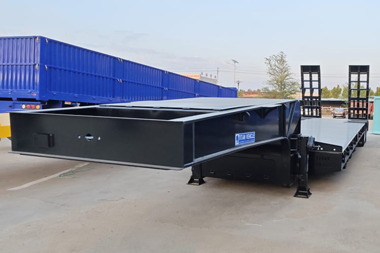 TITAN Low Bed Semi Trailer for Sale in Zambia - Low loader semi-trailer: picture 4 TITAN Low Bed Semi Trailer for Sale in Zambia - Low loader semi-trailer: picture 4
