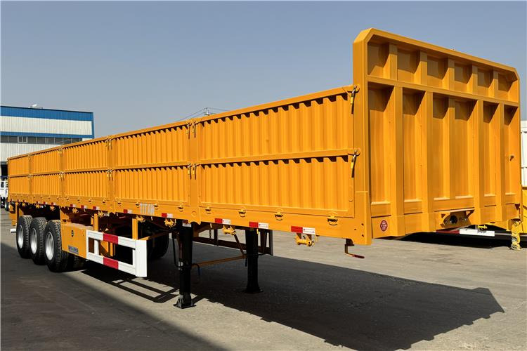 TITAN Tri Axle Side Wall Semi Trailer with 60 Ton Capcaity for Sale In Senegal - Dropside/ Flatbed semi-trailer: picture 1 TITAN Tri Axle Side Wall Semi Trailer with 60 Ton Capcaity for Sale In Senegal - Dropside/ Flatbed semi-trailer: picture 1