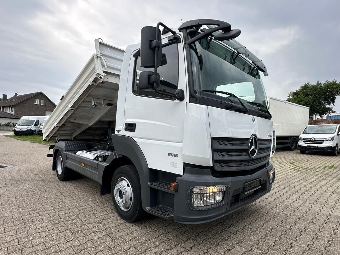 Mercedes-Benz Atego 818 Dreiseitenkipp Vermietung möglich - Tipper, Crane truck: picture 1 Mercedes-Benz Atego 818 Dreiseitenkipp Vermietung möglich - Tipper, Crane truck: picture 1