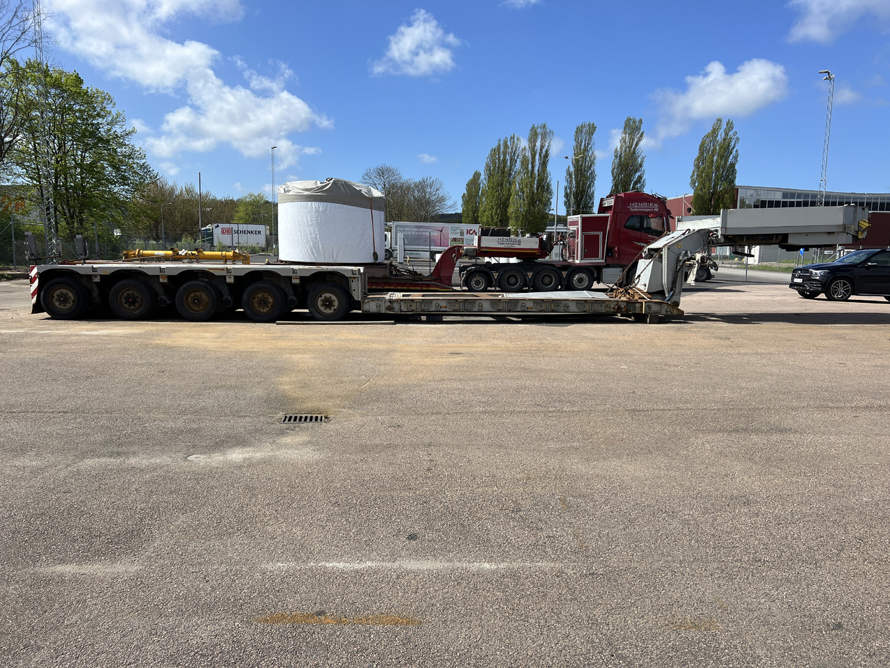FAYMONVILLE MegaMAX - Low loader semi-trailer: picture 5 FAYMONVILLE MegaMAX - Low loader semi-trailer: picture 5