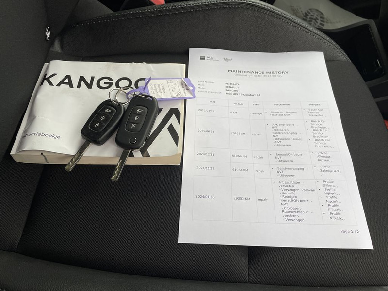 Small van Renault Kangoo 1.5 Blue E6 dCi Comfort Lease €238 p/m Airco, Navi, apple carplay/android, PDC,  Trekhaak, Cruise controle, onderhoudshistorie aanwezig: picture 9