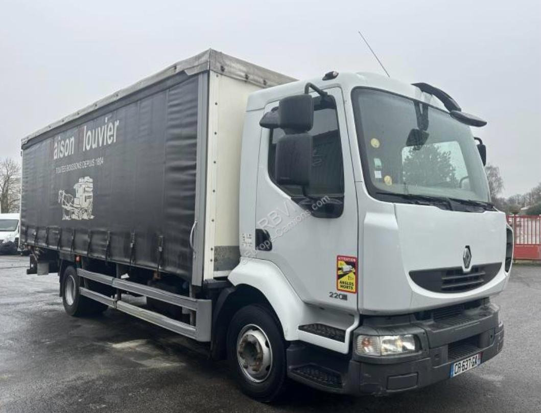 RENAULT MIDLUM 12.220 - Curtainsider truck: picture 2 RENAULT MIDLUM 12.220 - Curtainsider truck: picture 2