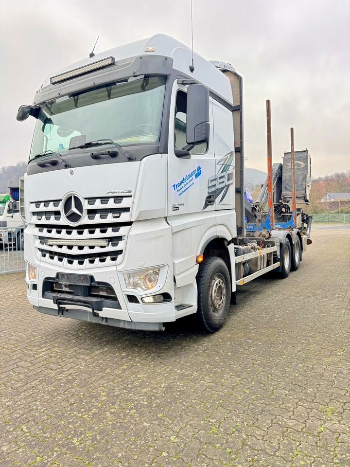 Mercedes Arocs 3358 L 6x4 Radstand 4500 Arocs 3358 L 6x4 Blatt-Luft Gefedert - Timber truck: picture 5 Mercedes Arocs 3358 L 6x4 Radstand 4500 Arocs 3358 L 6x4 Blatt-Luft Gefedert - Timber truck: picture 5