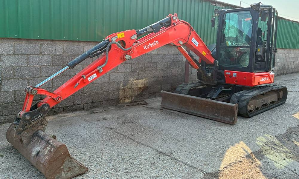 Kubota U 50-5 - Mini excavator: picture 2 Kubota U 50-5 - Mini excavator: picture 2