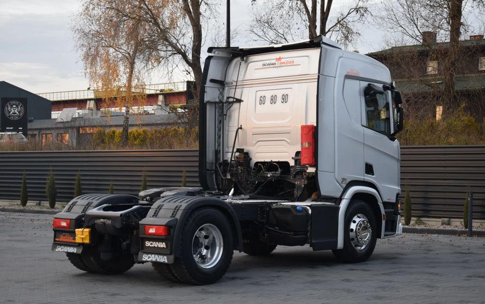 Scania R450 / HYDRAULIKA / RETARDER / ACC / KLIMA / FULL LEDY / ALUFELGI / SERWISOWANA / SPROWADZONA - Tractor unit: picture 5 Scania R450 / HYDRAULIKA / RETARDER / ACC / KLIMA / FULL LEDY / ALUFELGI / SERWISOWANA / SPROWADZONA - Tractor unit: picture 5