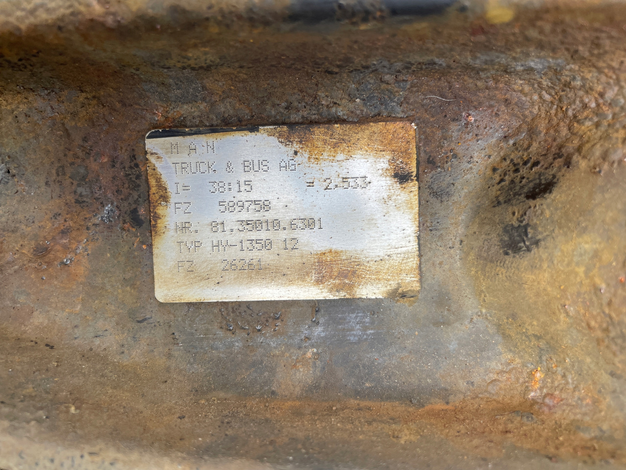 Rear axle for Truck MAN TGX TGS TGA WKŁAD DYFERENCJAŁ MOSTU DYFER 38:15, 81350106301: picture 6 Rear axle for Truck MAN TGX TGS TGA WKŁAD DYFERENCJAŁ MOSTU DYFER 38:15, 81350106301: picture 6