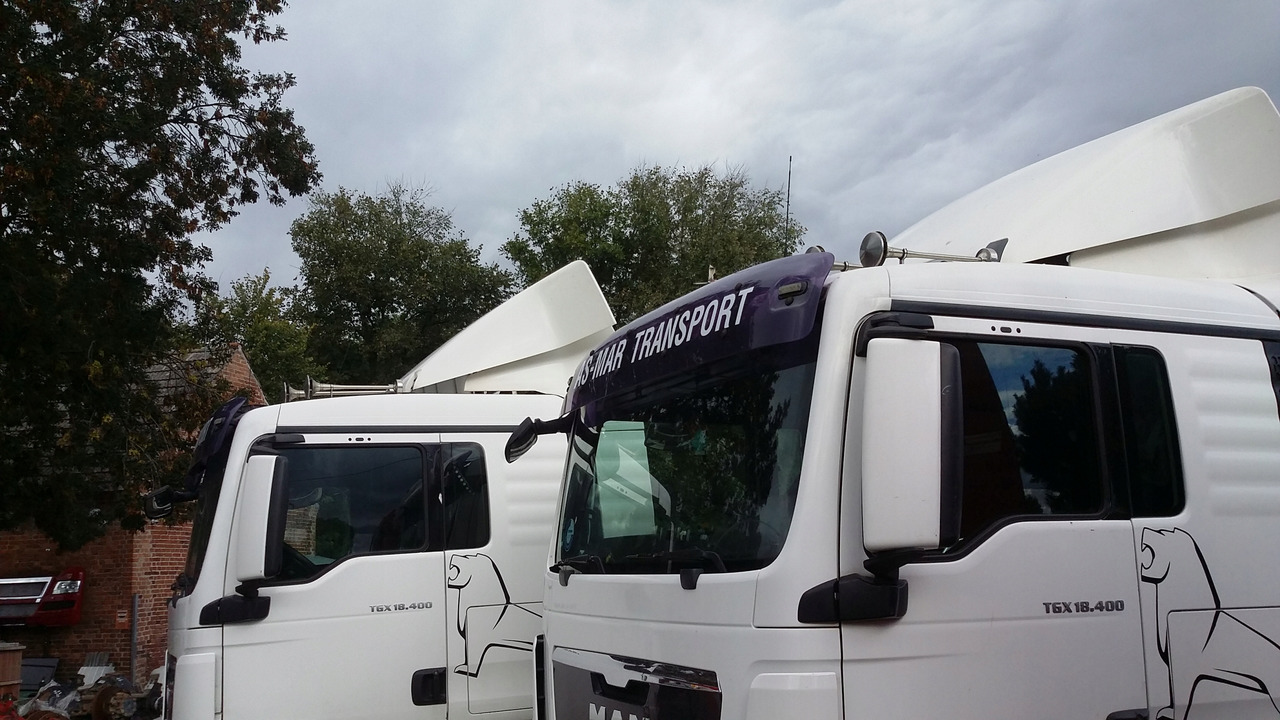 SPOILER SPOJLER OWIEWKA DACH DESKA MAN TGX XL - Aerodynamics/ Spoiler for Truck: picture 4 SPOILER SPOJLER OWIEWKA DACH DESKA MAN TGX XL - Aerodynamics/ Spoiler for Truck: picture 4