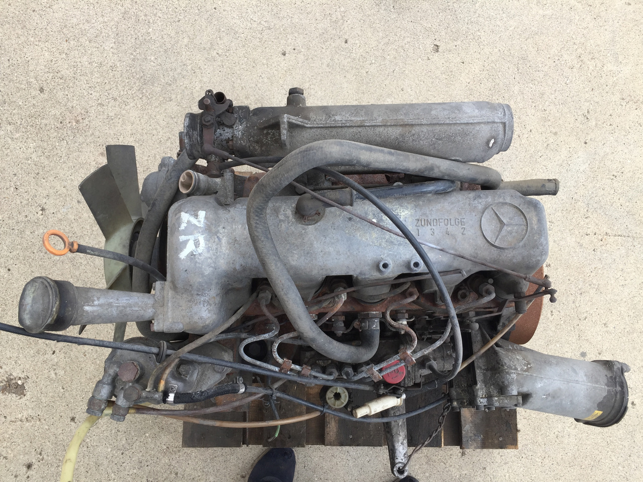 Engine for Truck Gebrauchter Motor MB 207 D, Motor Typ OM 601, Artikel - Nr. : A 9999 9999 99: picture 11