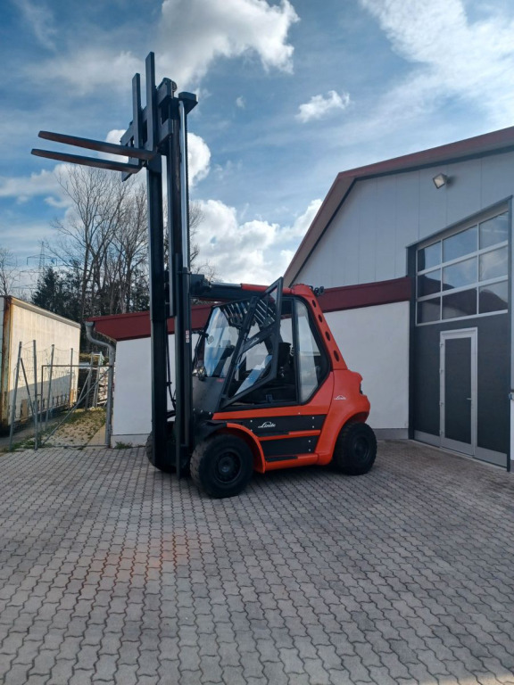 Gebrauchter Stapler Linde H 50 D - 03 - Diesel forklift: picture 1 Gebrauchter Stapler Linde H 50 D - 03 - Diesel forklift: picture 1