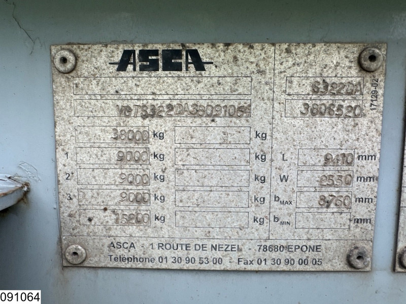 ASCA Chassis 10 / 20 / 30 ft, ADR - Container transporter/ Swap body semi-trailer: picture 4 ASCA Chassis 10 / 20 / 30 ft, ADR - Container transporter/ Swap body semi-trailer: picture 4