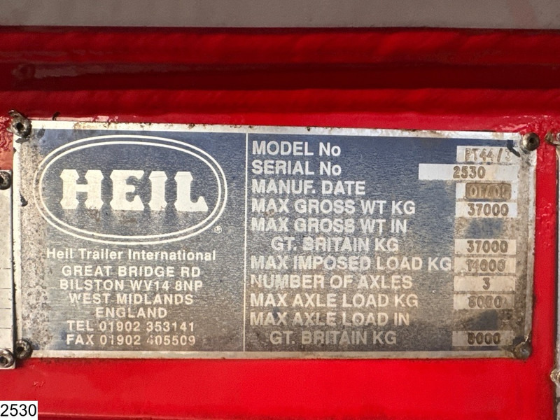 HEIL Fuel 44814 Liter, 6 Compartments - Tank semi-trailer: picture 4 HEIL Fuel 44814 Liter, 6 Compartments - Tank semi-trailer: picture 4