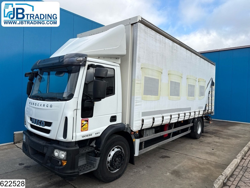 Iveco Eurocargo 180E28 EURO 5 EEV, Dhollandia - Curtainsider truck: picture 1 Iveco Eurocargo 180E28 EURO 5 EEV, Dhollandia - Curtainsider truck: picture 1