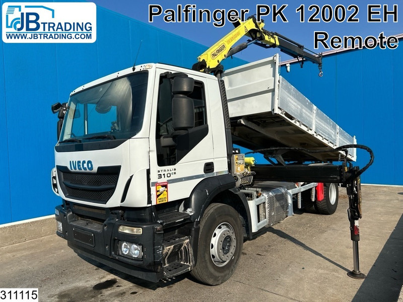 Iveco Stralis 310 EURO 6, Palfinger, Remote, Steel - Tipper, Crane truck: picture 1 Iveco Stralis 310 EURO 6, Palfinger, Remote, Steel - Tipper, Crane truck: picture 1