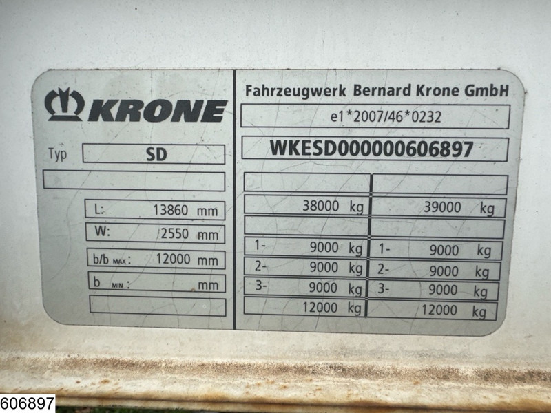 Krone Tautliner The roof and end wall are damaged. - Curtainsider semi-trailer: picture 4 Krone Tautliner The roof and end wall are damaged. - Curtainsider semi-trailer: picture 4