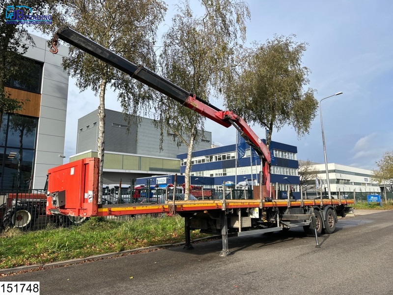 Lecitrailer open laadbak Fassi, Remote - Dropside/ Flatbed semi-trailer: picture 1 Lecitrailer open laadbak Fassi, Remote - Dropside/ Flatbed semi-trailer: picture 1