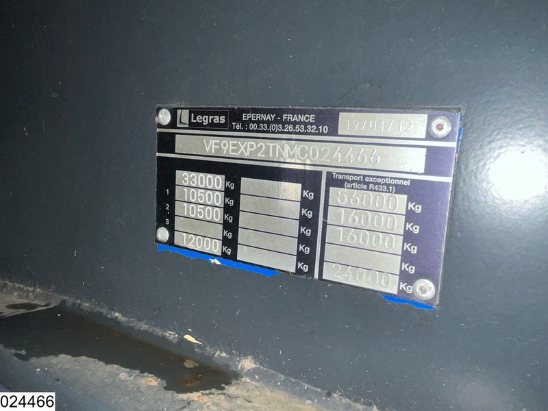 Legras Openlaadbak Wood transport, Steel suspension - Timber semi-trailer: picture 3 Legras Openlaadbak Wood transport, Steel suspension - Timber semi-trailer: picture 3