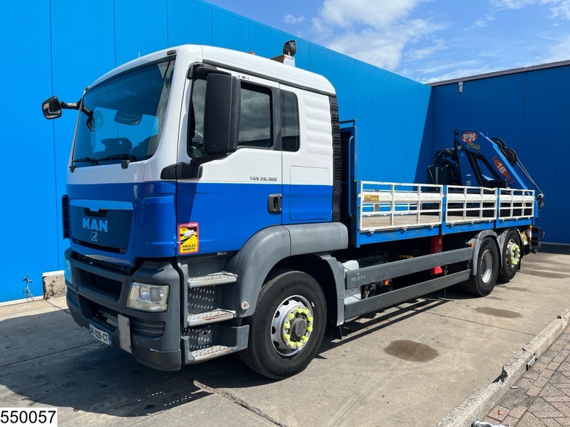 MAN TGS 26 360 6x4, EURO 5, PM, Remote, Hydrodrive - Dropside/ Flatbed truck, Crane truck: picture 2 MAN TGS 26 360 6x4, EURO 5, PM, Remote, Hydrodrive - Dropside/ Flatbed truck, Crane truck: picture 2