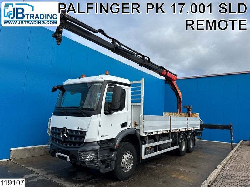 Mercedes-Benz Arocs 2636 6x4, EURO 6, Palfinger, Leaf suspension - Dropside/ Flatbed truck, Crane truck: picture 1 Mercedes-Benz Arocs 2636 6x4, EURO 6, Palfinger, Leaf suspension - Dropside/ Flatbed truck, Crane truck: picture 1