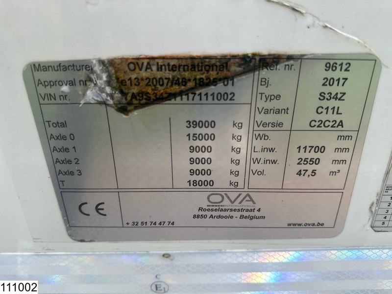 OVA silo OVA, SILO - Tank semi-trailer: picture 4 OVA silo OVA, SILO - Tank semi-trailer: picture 4