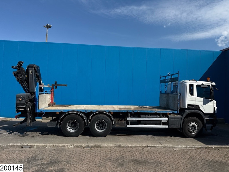 Dropside/ Flatbed truck, Crane truck Scania P 410 6x4, EURO 6, Retarder, HIAB, Remote: picture 8