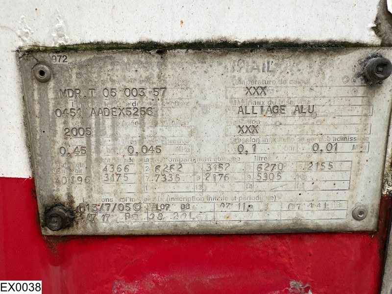 Tank semi-trailer Trailor Fuel 40196 Liter, 9 Compartimenten: picture 10