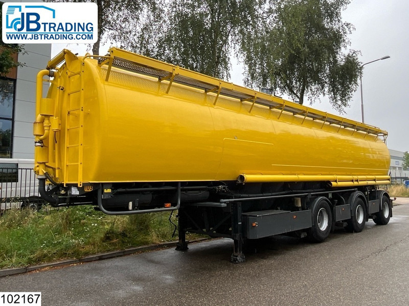 Tank semi-trailer WELGRO Bulk 60 m3, 10 compartments, 3x steering: picture 1