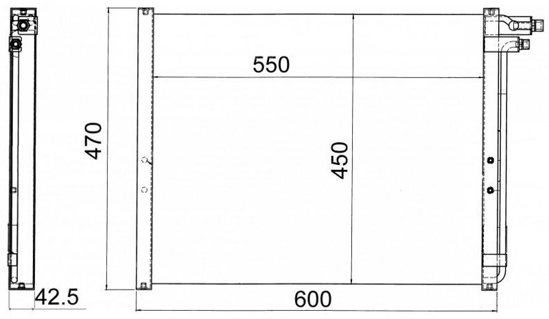 Ahlmann AZ150-4180953A-ECOCLIM 292A11-Airco condenser - Frame/ Chassis for Construction machinery: picture 5 Ahlmann AZ150-4180953A-ECOCLIM 292A11-Airco condenser - Frame/ Chassis for Construction machinery: picture 5