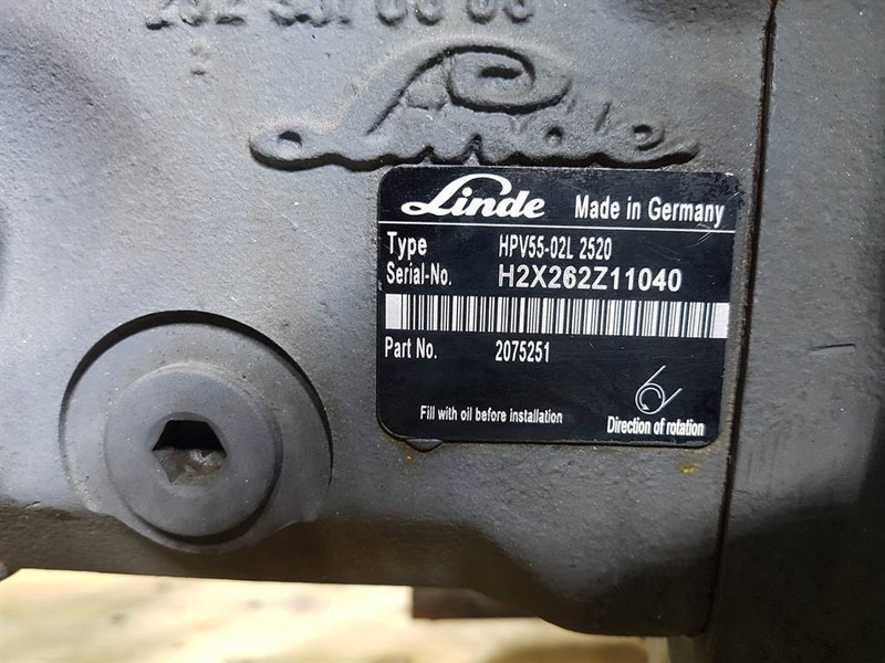 Linde HPV55-02L - Vögele - 2075251 -Drive pump/Fahrpumpe - Hydraulics: picture 3 Linde HPV55-02L - Vögele - 2075251 -Drive pump/Fahrpumpe - Hydraulics: picture 3
