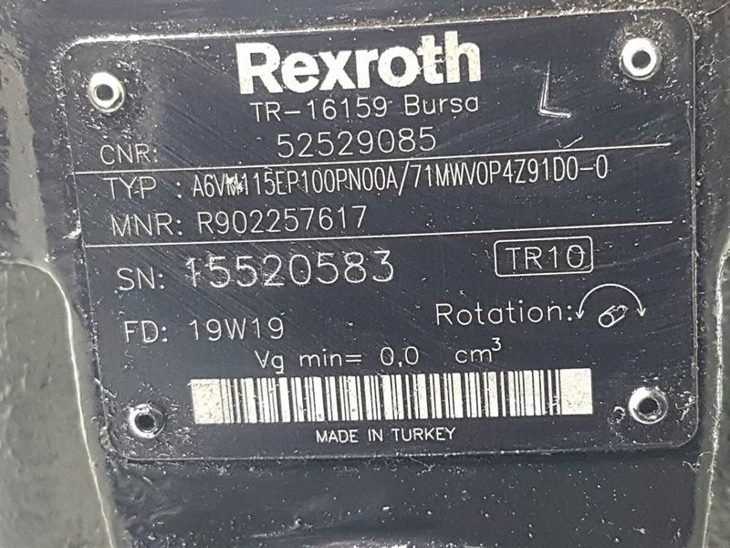 Manitou MLT630/730-52529085-A6VM115EP100PN00A-Drive motor - Hydraulics for Construction machinery: picture 4 Manitou MLT630/730-52529085-A6VM115EP100PN00A-Drive motor - Hydraulics for Construction machinery: picture 4