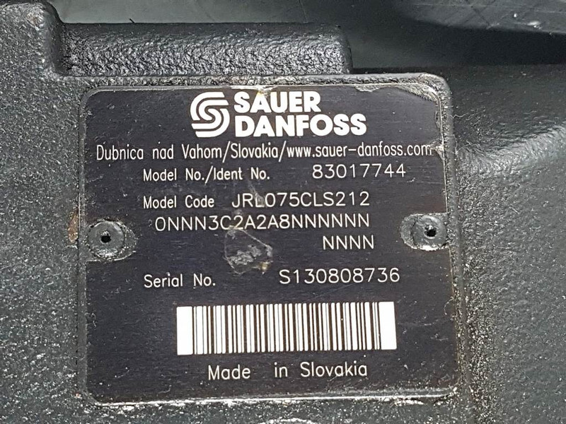 Sauer Danfoss JRL075CLS2120NNN3C2A2A8NNNNNNNNNN - Hydraulics for Construction machinery: picture 3 Sauer Danfoss JRL075CLS2120NNN3C2A2A8NNNNNNNNNN - Hydraulics for Construction machinery: picture 3