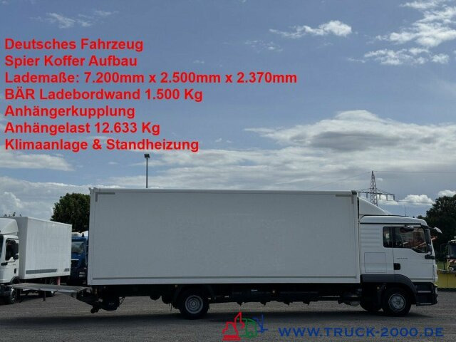 MAN TGL 12.250 LBW Großes Haus AHK Klima Standhzg. - Box truck: picture 1 MAN TGL 12.250 LBW Großes Haus AHK Klima Standhzg. - Box truck: picture 1