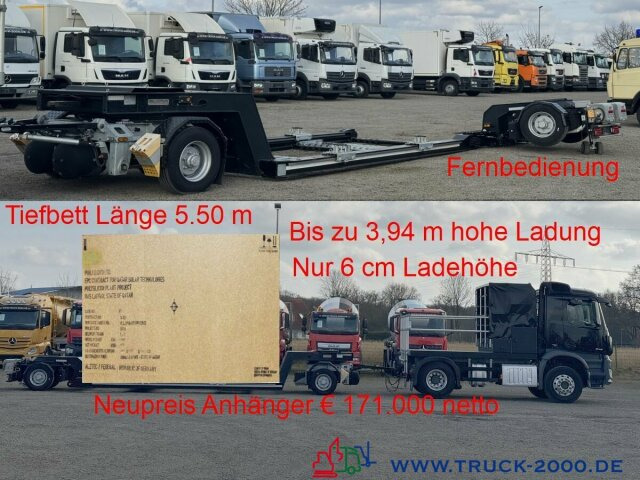 Mercedes-Benz Arocs 2143 + GLORIA Tiefbett Spezial (2021) - Autotransporter truck: picture 1 Mercedes-Benz Arocs 2143 + GLORIA Tiefbett Spezial (2021) - Autotransporter truck: picture 1
