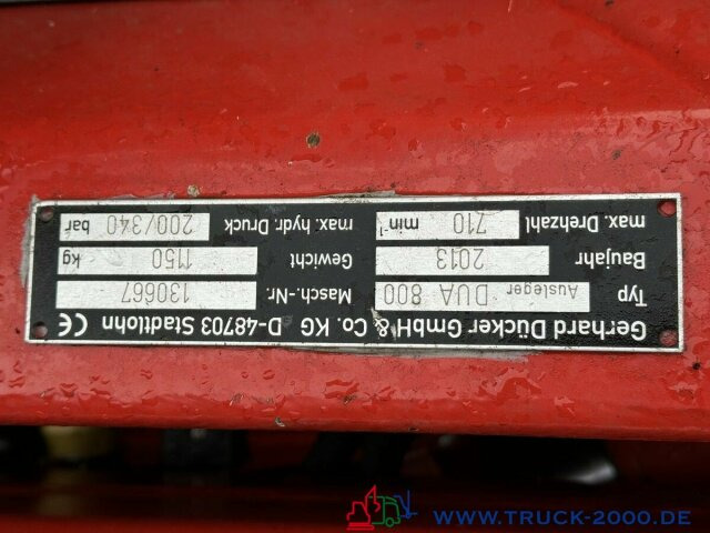Unimog Dücker Mähkombination RSM Mäher Ausleger DUA800 - Truck: picture 5 Unimog Dücker Mähkombination RSM Mäher Ausleger DUA800 - Truck: picture 5
