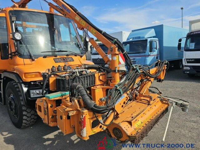 Unimog U 400 Vario Pilot Mähtür + Mulag Mähkombination - Tipper: picture 5 Unimog U 400 Vario Pilot Mähtür + Mulag Mähkombination - Tipper: picture 5