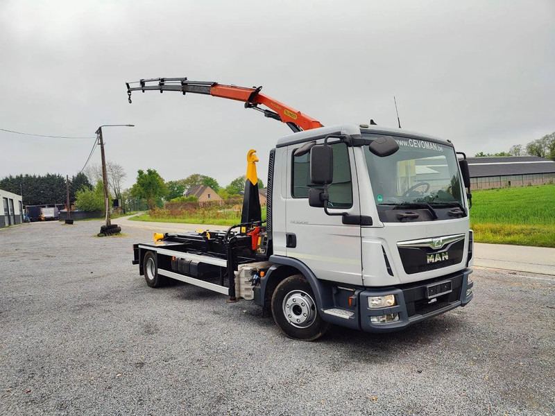 MAN TGL 12.250 Container + Palfinger PK5001 Remote - Hook lift truck, Crane truck: picture 2 MAN TGL 12.250 Container + Palfinger PK5001 Remote - Hook lift truck, Crane truck: picture 2
