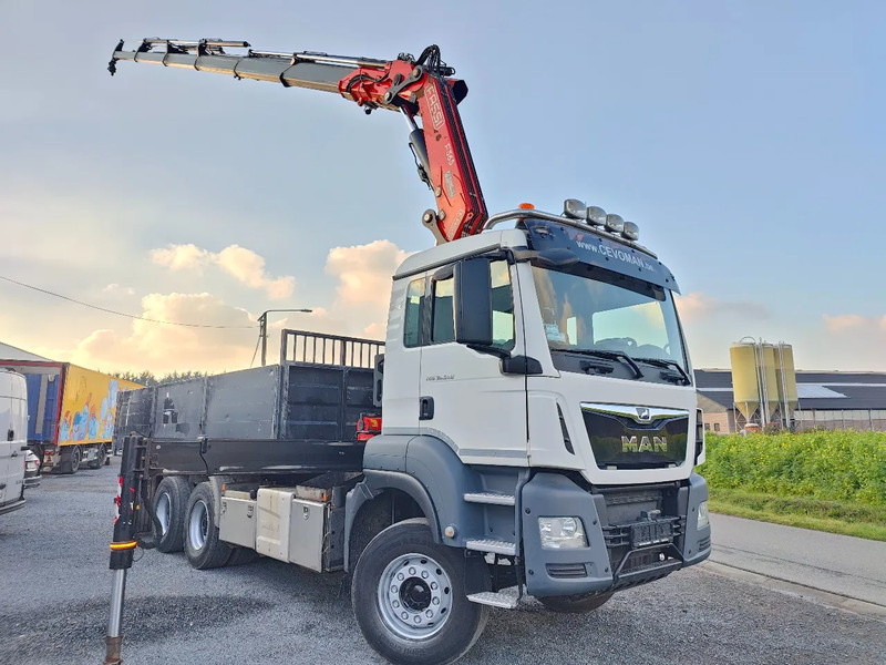 MAN TGS 35.500 Tridem 8x4 Euro6 Kipper Kraan Fassi F365 - Tipper, Crane truck: picture 1 MAN TGS 35.500 Tridem 8x4 Euro6 Kipper Kraan Fassi F365 - Tipper, Crane truck: picture 1