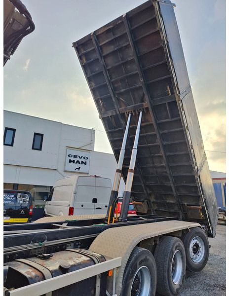 Tipper, Crane truck MAN Tridem 8x4 Euro6 Kipper Kraan Fassi F365: picture 16