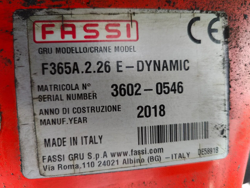 Tipper, Crane truck MAN Tridem 8x4 Euro6 Kipper Kraan Fassi F365: picture 8