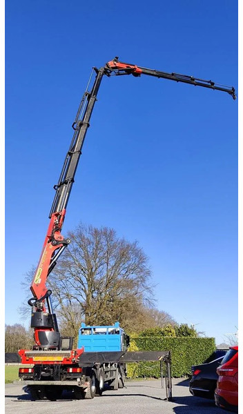 Dropside/ Flatbed truck, Crane truck Mercedes-Benz Actros 4151 V8 8x4 roofcrane / dachdecker Palfinger PK78002 + Flyjib PJ170: picture 14