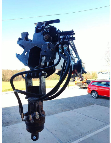 Dropside/ Flatbed truck, Crane truck Mercedes-Benz Actros 4151 V8 8x4 roofcrane / dachdecker Palfinger PK78002 + Flyjib PJ170: picture 19