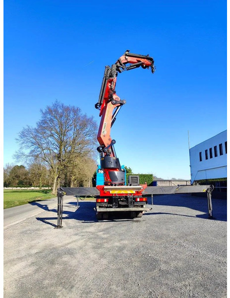 Dropside/ Flatbed truck, Crane truck Mercedes-Benz Actros 4151 V8 8x4 roofcrane / dachdecker Palfinger PK78002 + Flyjib PJ170: picture 11