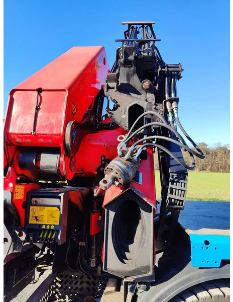 Dropside/ Flatbed truck, Crane truck Mercedes-Benz Actros 4151 V8 8x4 roofcrane / dachdecker Palfinger PK78002 + Flyjib PJ170: picture 8