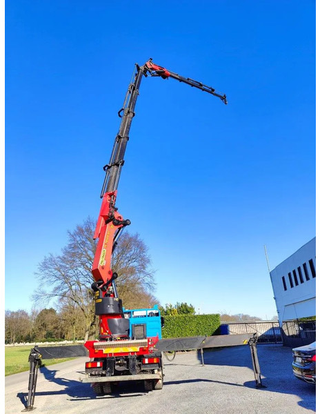 Dropside/ Flatbed truck, Crane truck Mercedes-Benz Actros 4151 V8 8x4 roofcrane / dachdecker Palfinger PK78002 + Flyjib PJ170: picture 13