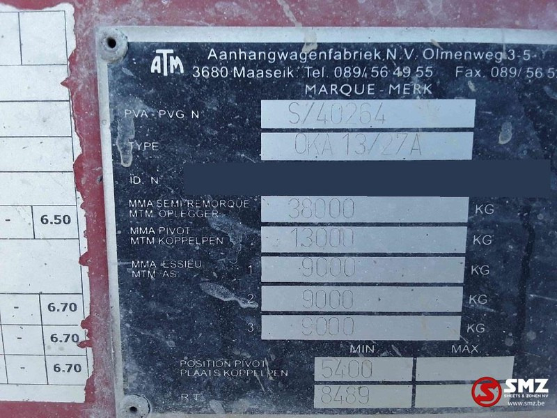 Tipper semi-trailer ATM Oplegger: picture 9 Tipper semi-trailer ATM Oplegger: picture 9