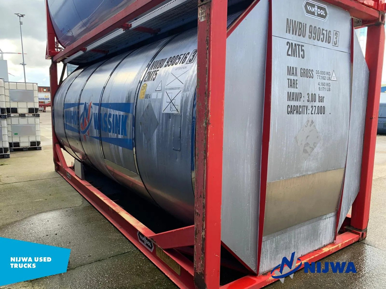 Vanhool TCIS20-27/4 20 FT Container - Non ADR - Tank container: picture 4 Vanhool TCIS20-27/4 20 FT Container - Non ADR - Tank container: picture 4